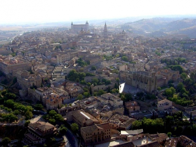 Toledo a vista de pajaro